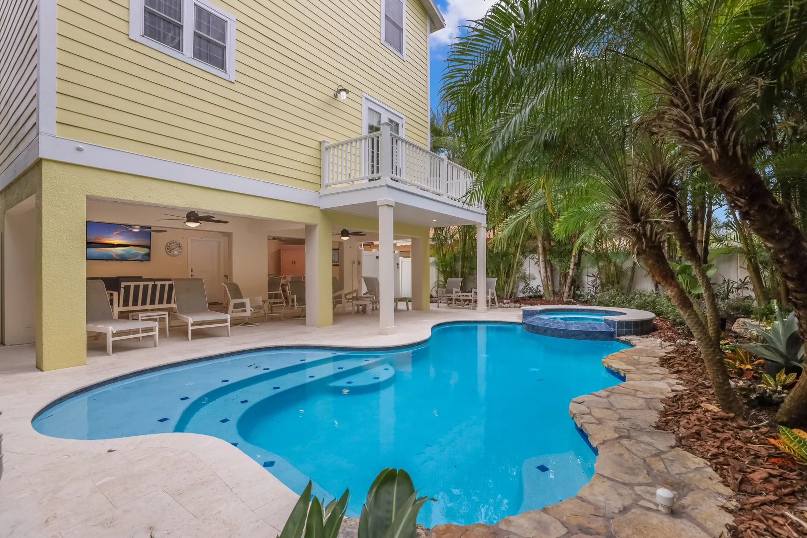 One of our Bradenton Beach rentals with a pool.