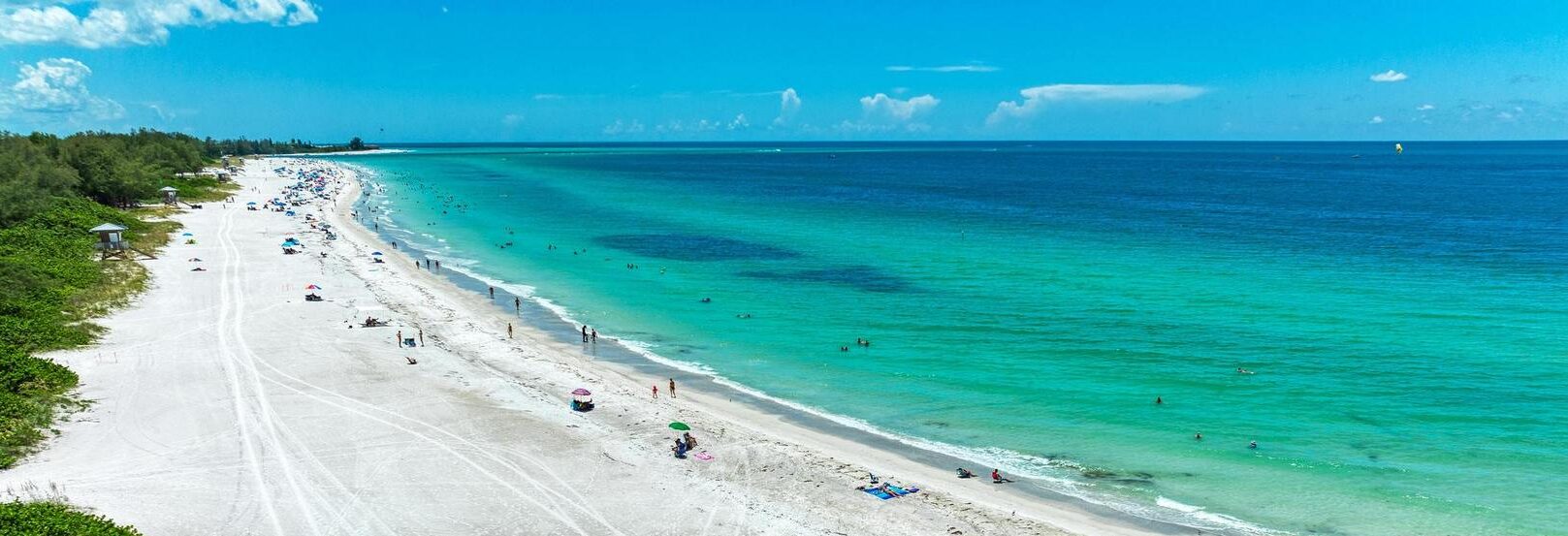 Coquina Beach, near one of our fantastic vacation rentals.