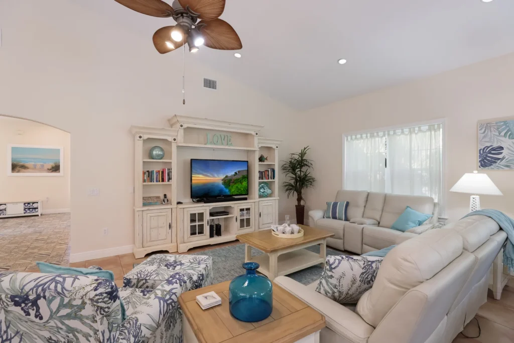 Living room with sofas