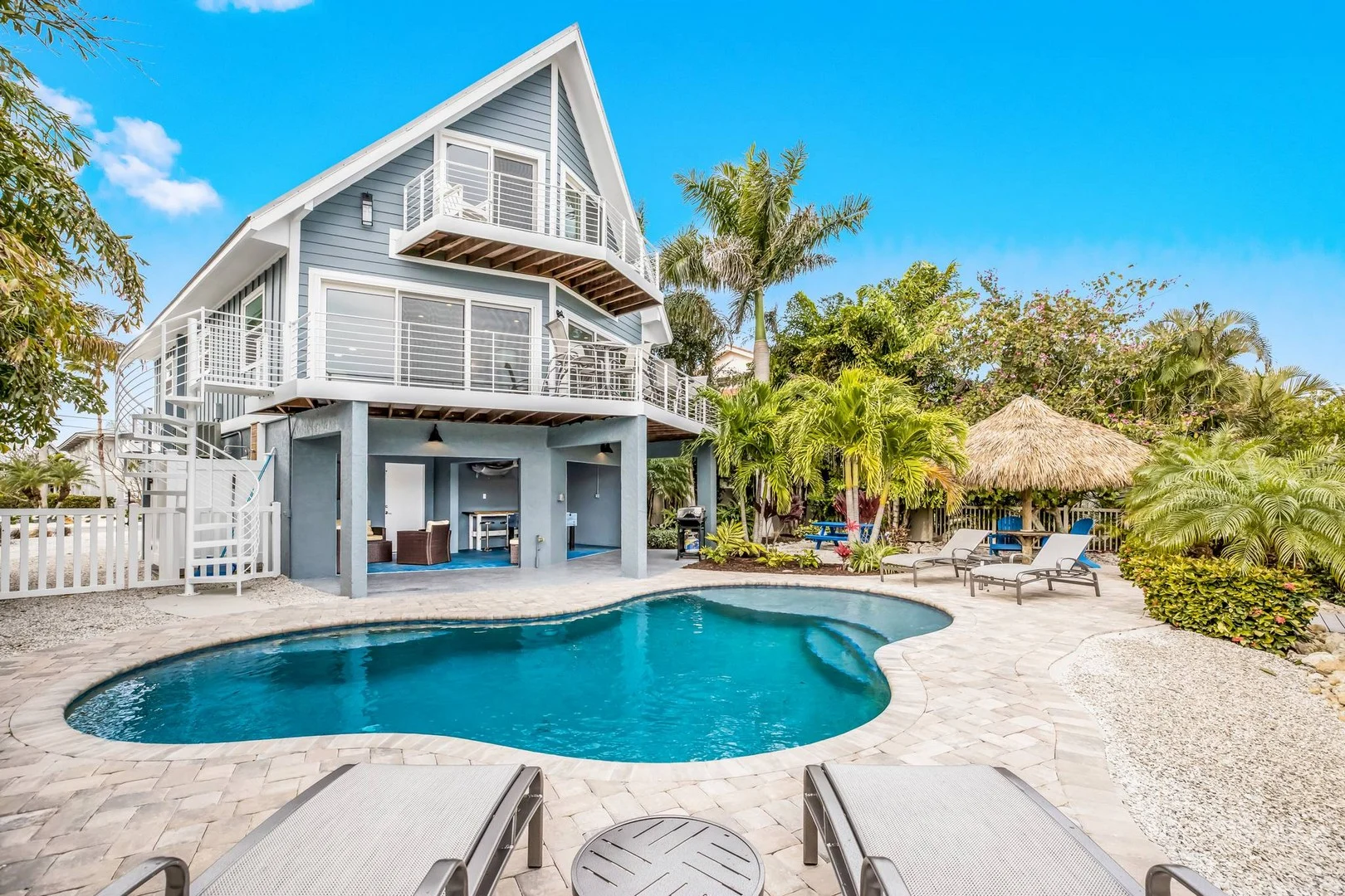 Home with pool