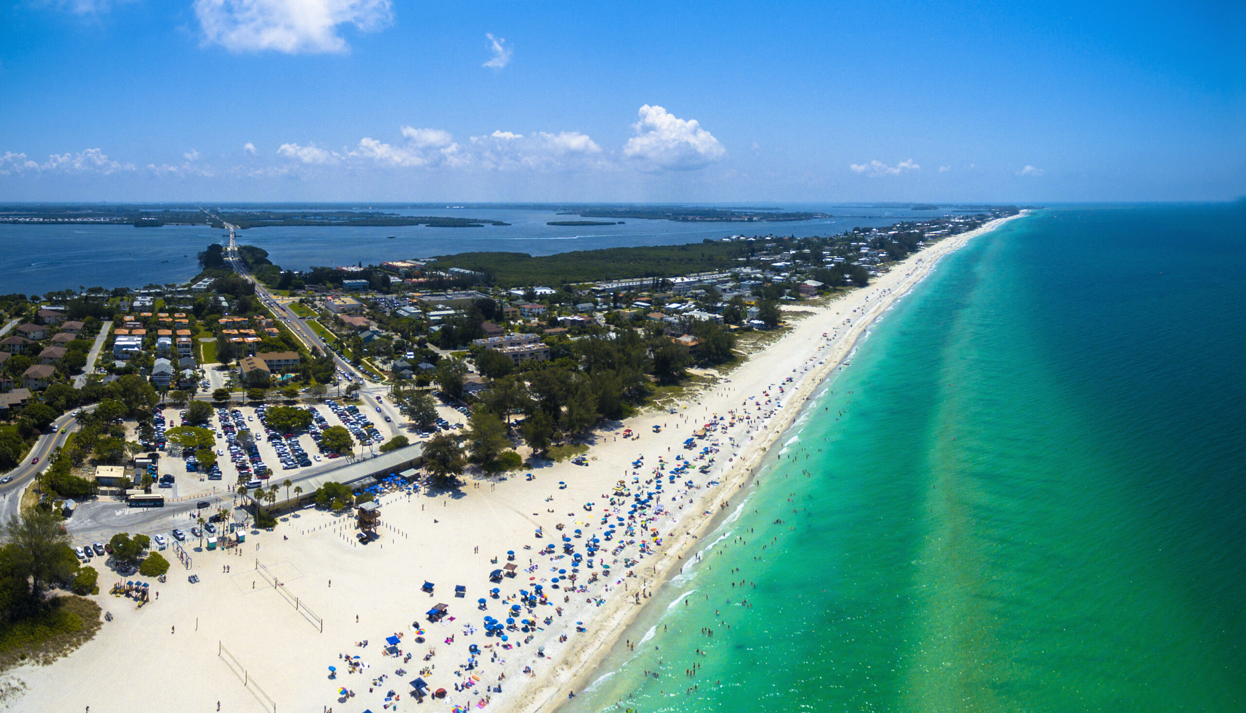 Beautiful sunny day in Anna Maria Island, Florida.